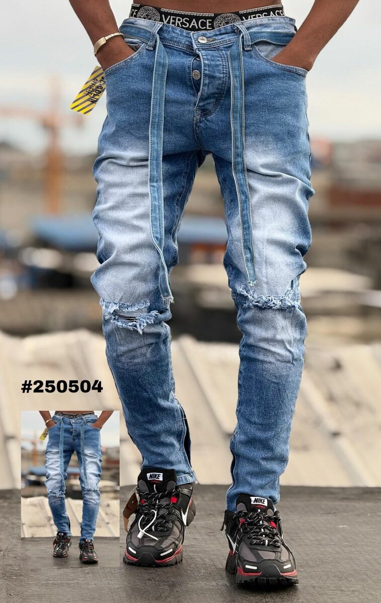 Jeans décontractés tendance homme