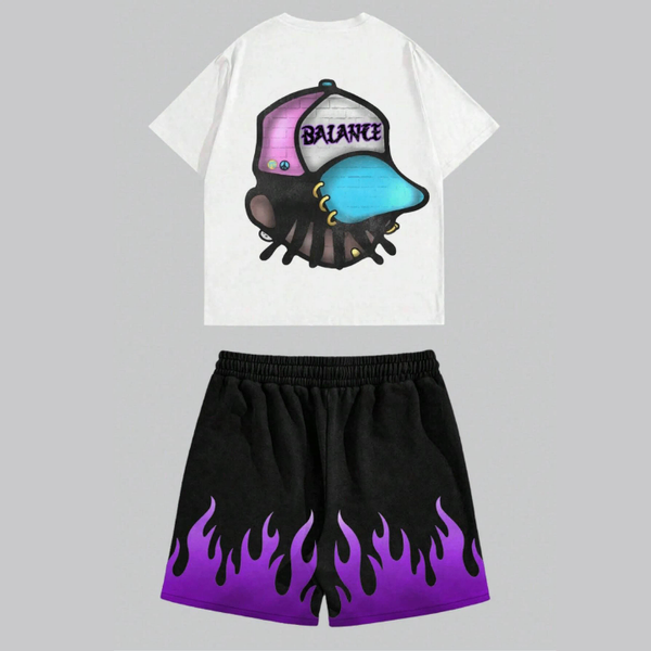 Ensemble graffiti streetwear