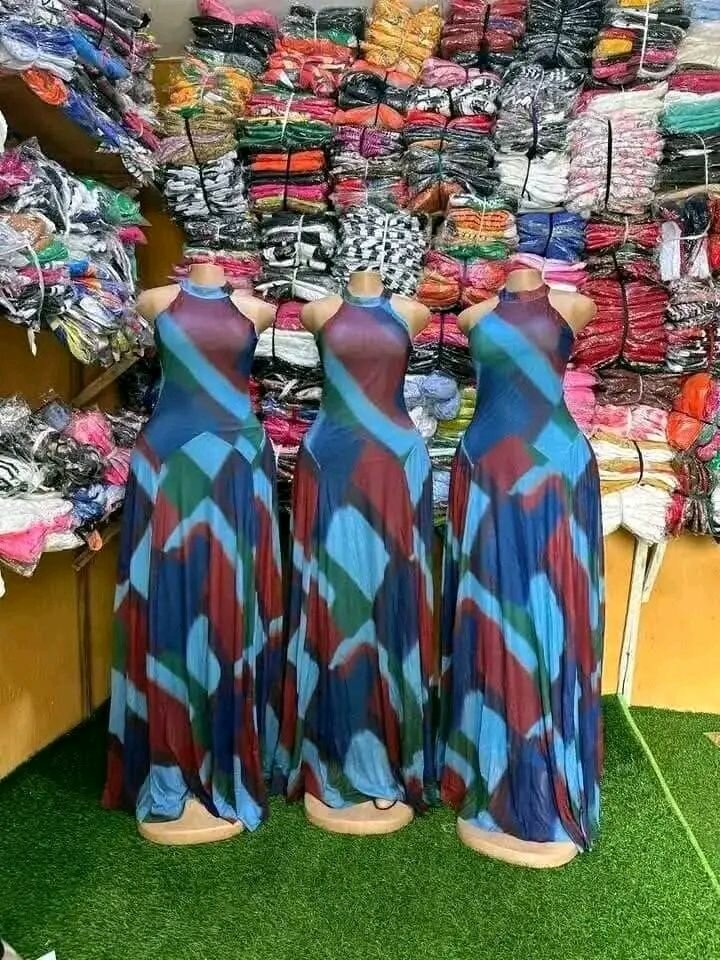 Robe élégante géométrique femme