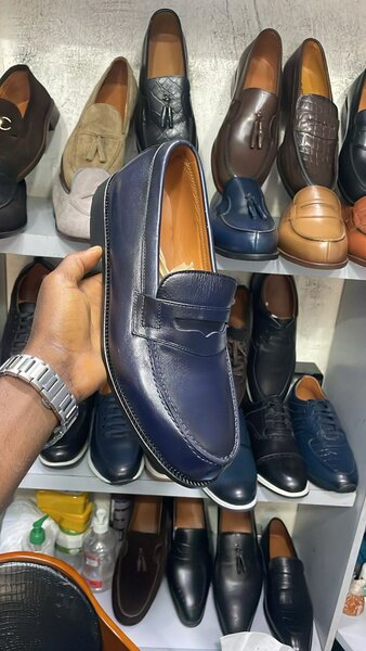 Mocassins en cuir pour hommes