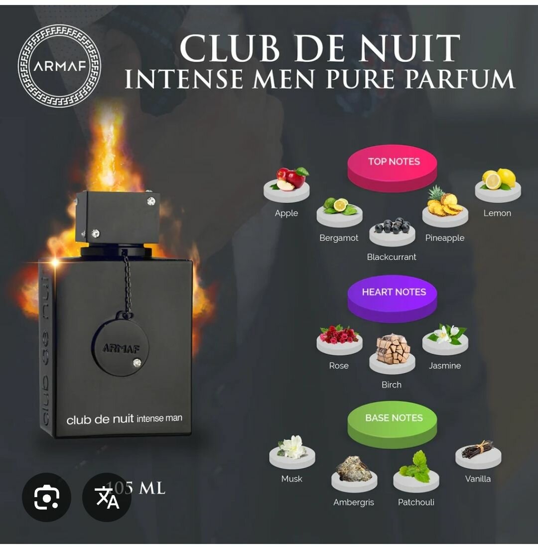 Parfum Club de nuit intense