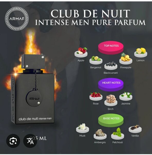 Parfum Club de nuit intense