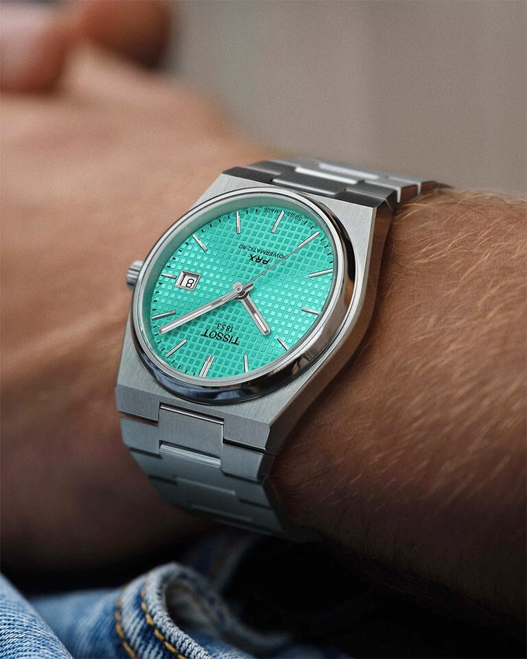 Montre Tissot Vert Élégante