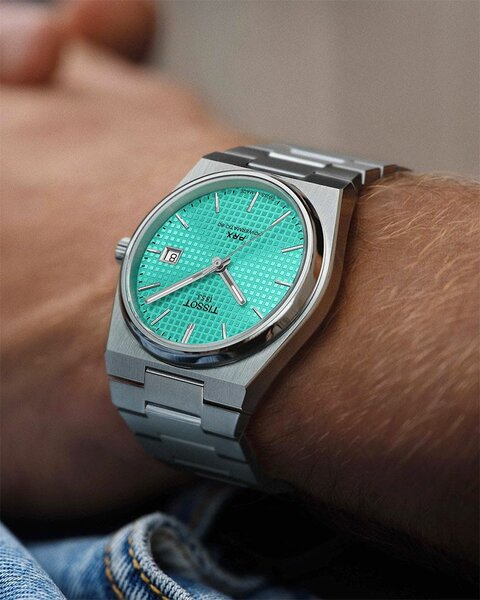 Montre Tissot Vert Élégante