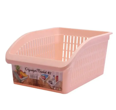 Fridge Organizer Fresh Spacer Layer Storage Rack Fruit Basket Refrigerator Pull-out Drawers Fridge Freezer Storage Organizer Bins Sliding Under Shelf Door Freezer Container Box (Random Color) Compact Kitchen Organizer Plastic Basket Fruits Veg