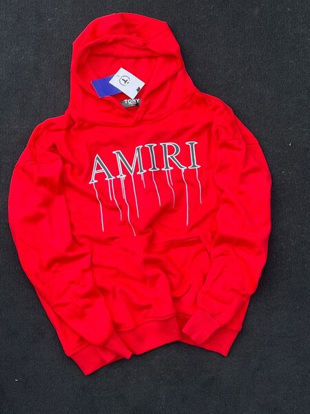 Sweat à Capuche Rouge Amiri