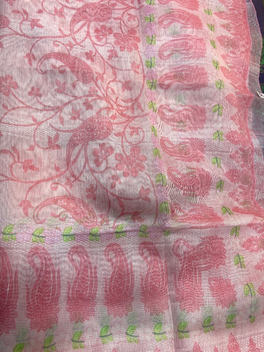 Khadi printed dopata