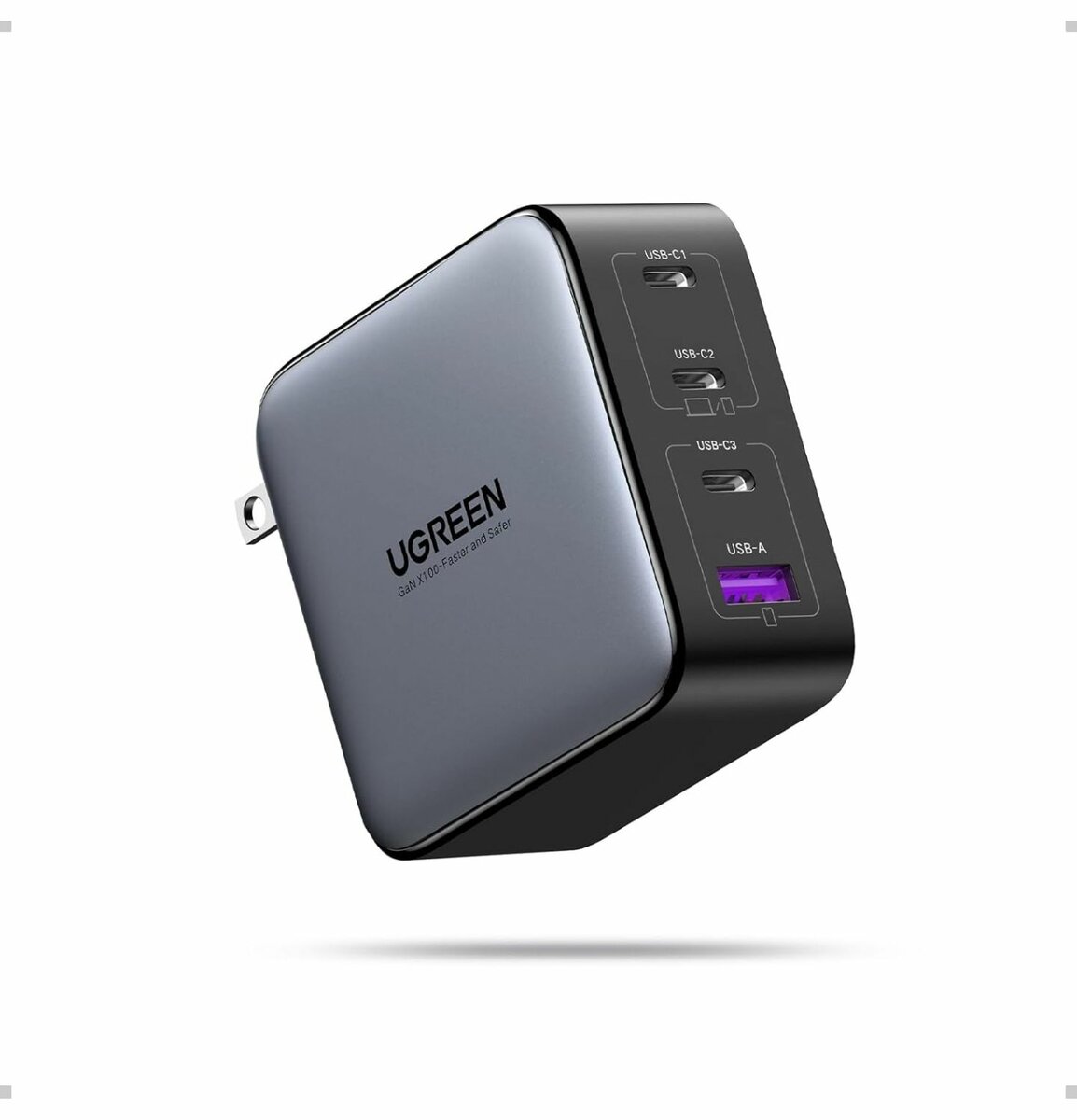 UGREEN 100W USB C Charger, Nexode 4-Port GaN Foldable