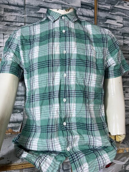 Chemise à carreaux homme