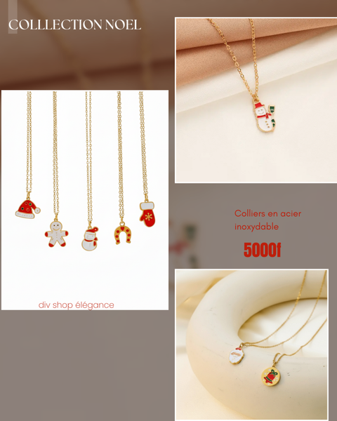 Colliers de Noël élégants