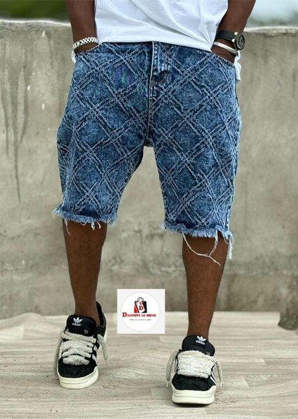 Bermuda en jean décontractée