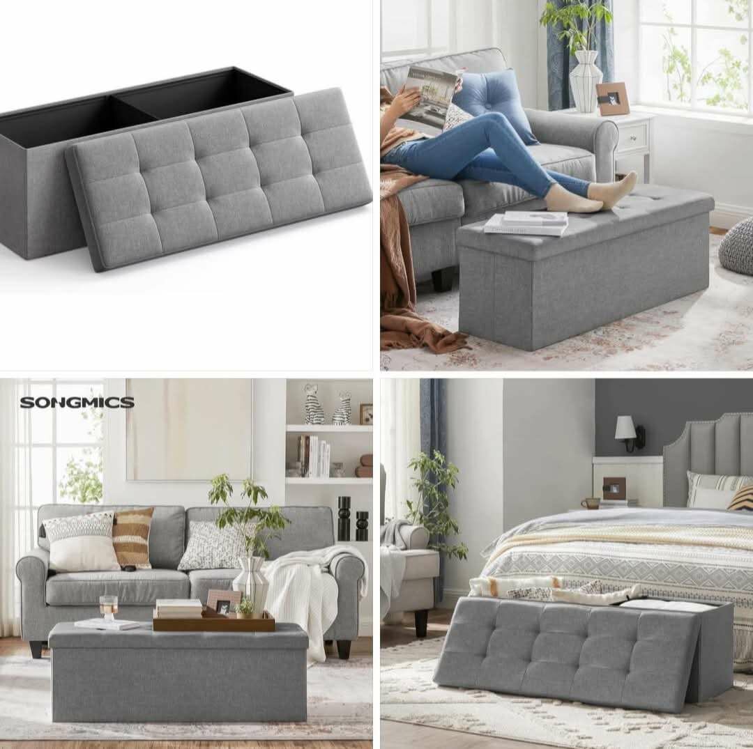 Pouf Coffre de Rangement