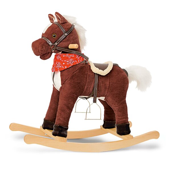 Cheval à Bascule en Peluche