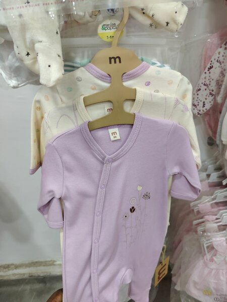 3 Grenouillères bébé douce