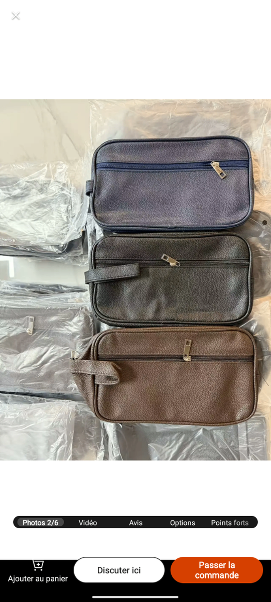 Trousse de toilette élégante