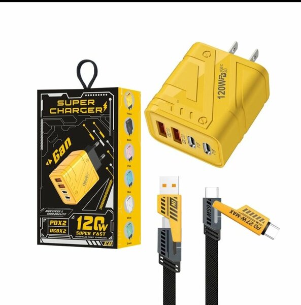 Chargeur Rapide 120W GaN