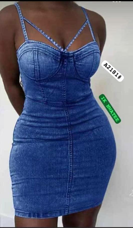 Ladies jeans dress available