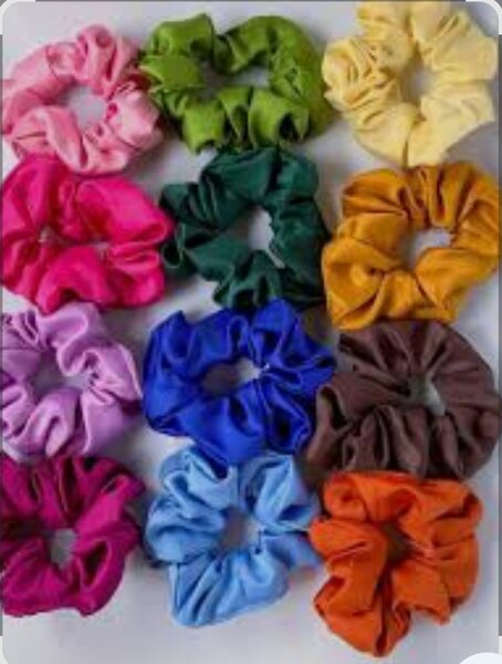 Chouchous en satin colorés