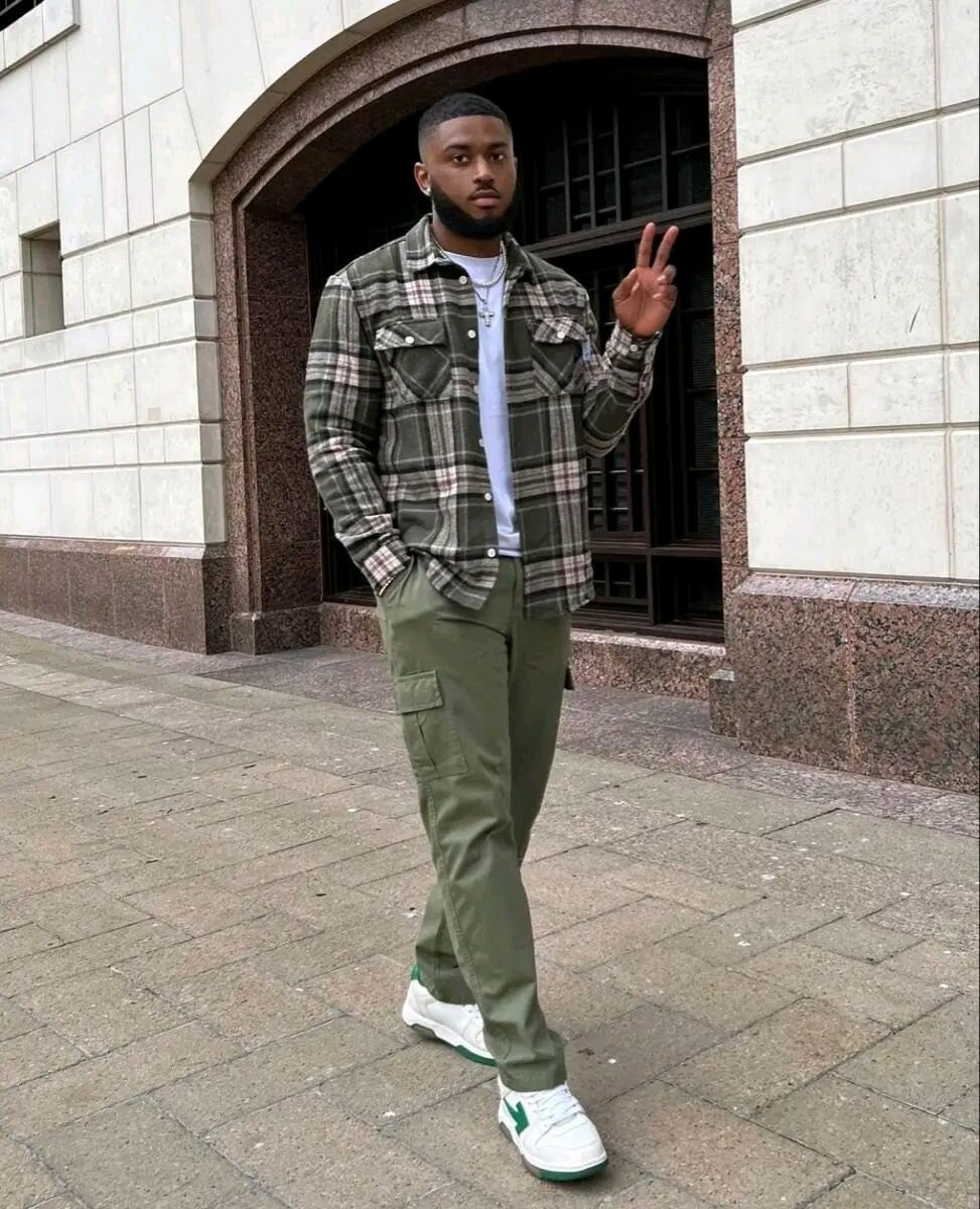 Pantalon cargo homme décontracté