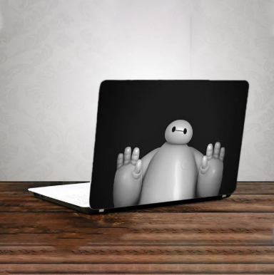 Baymax Laptop Back Skin Sticker- Laptop Back Skin-Laptop Skin Vinyl Sticker Decal, 13 13.3 14.6 15 15.4 15.6 inch Laptop Skin Sticker Cover For All Laptops