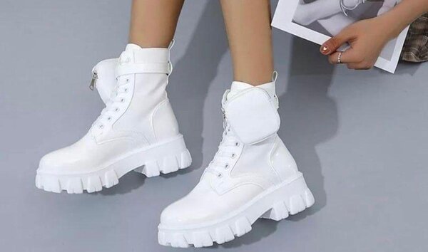 Bottes chunky avec poche stylée