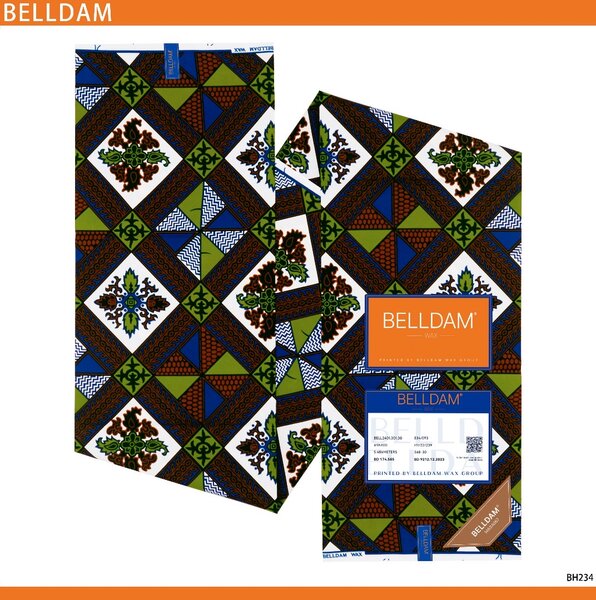 Tissu Wax Africain Coloré