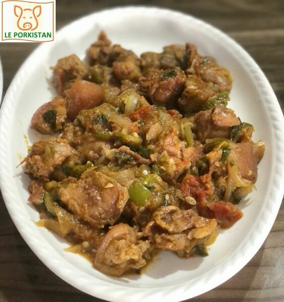 Porc sauté aux épices