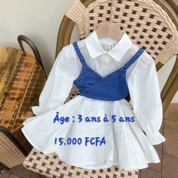 Chemise robe enfant