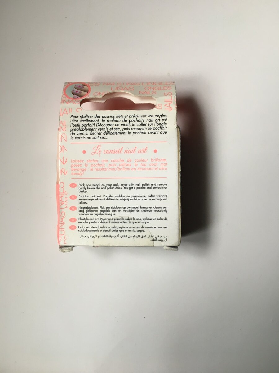 Pochoirs Nail Art Bérangé