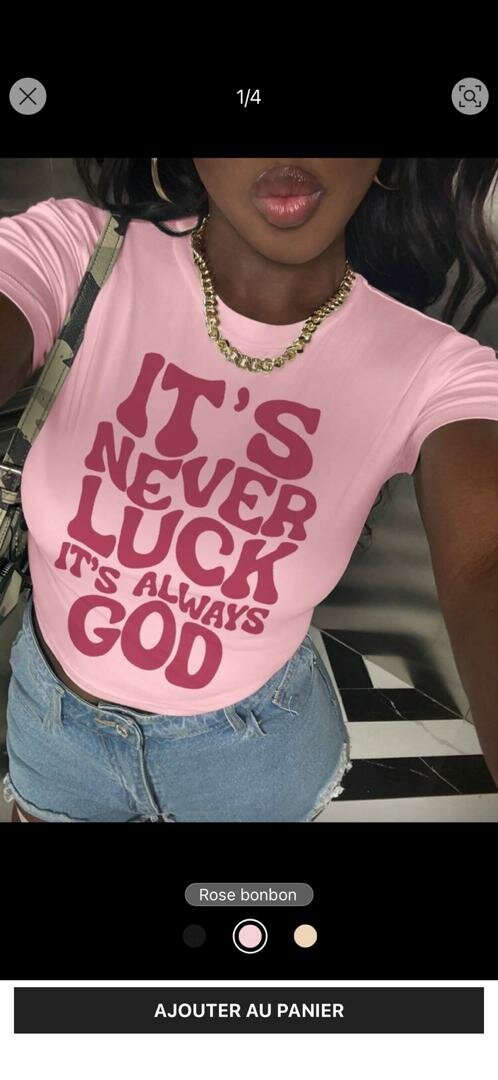 T-shirt cropped Brésil jaune