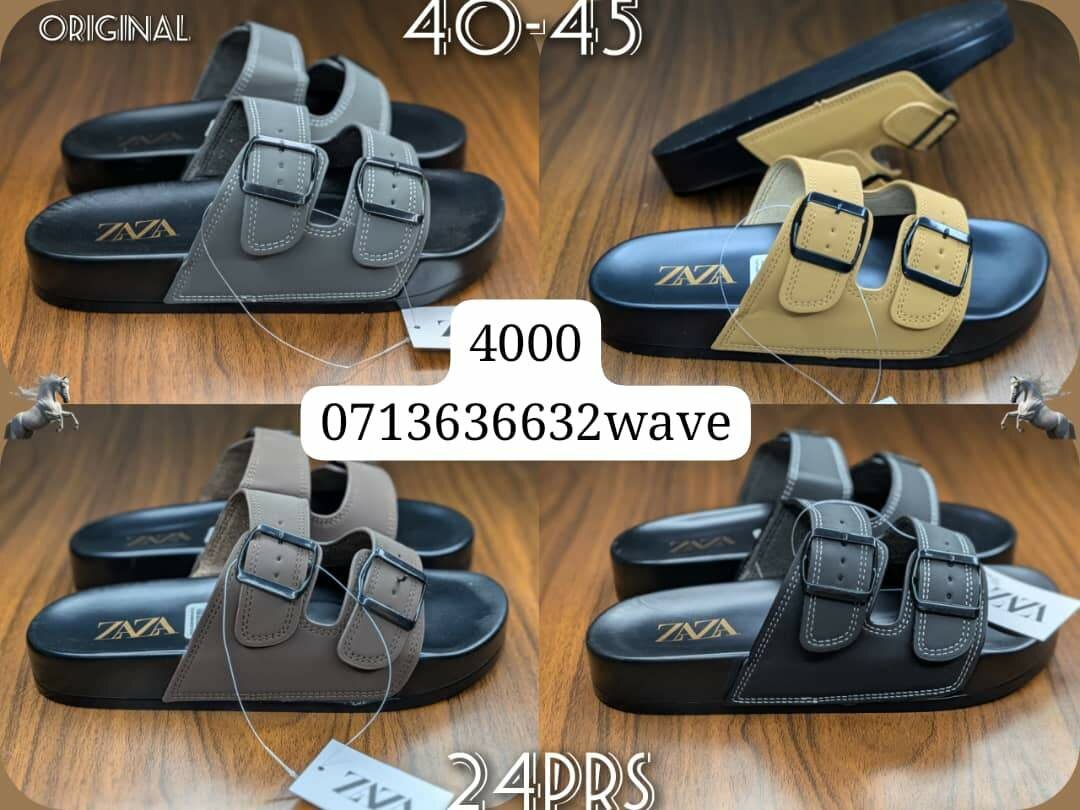 Sandales à boucles unisexes