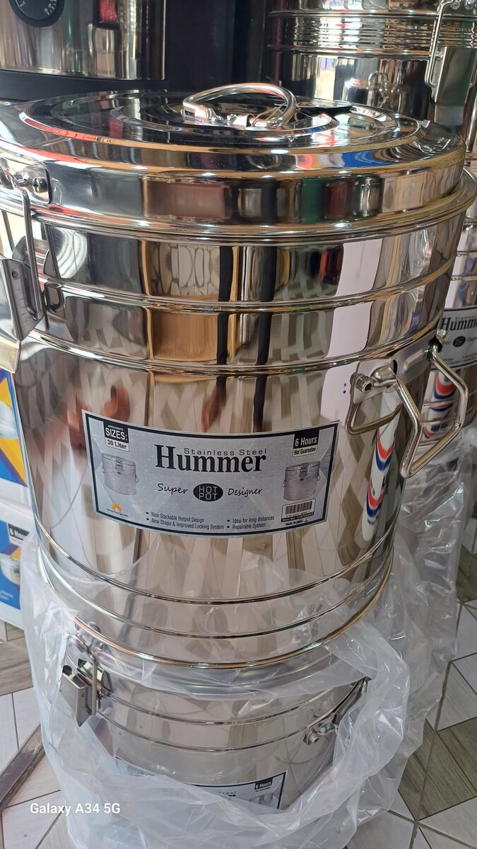 Grand conteneur inox alimentaire