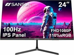 SANSUI 24 Inch 100Hz IPS 1080P
