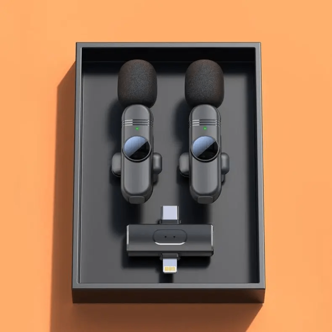 Microphone sans fil double