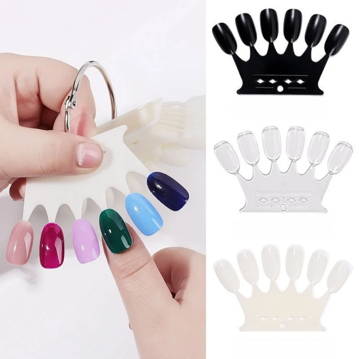 Éventail d'ongles pour manucure