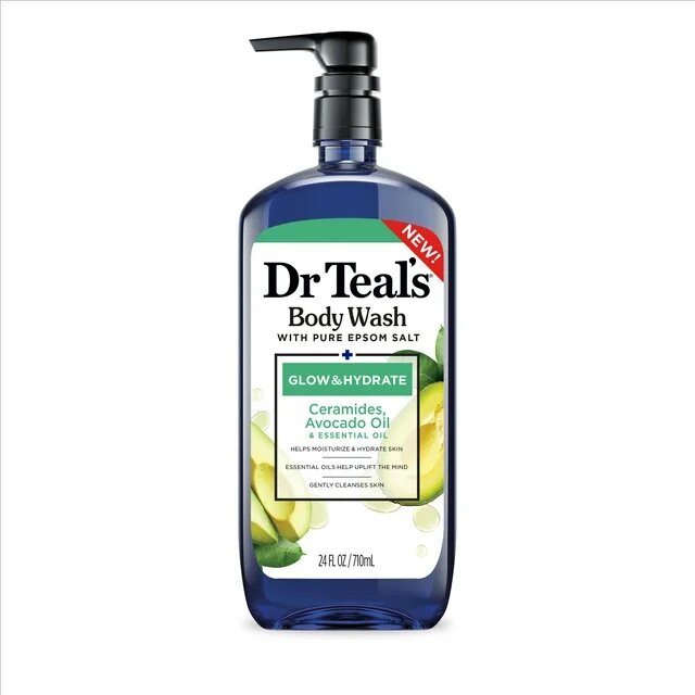 Dr Teals Glow and Hydrate Wash with Ceramides & Avocado Oil