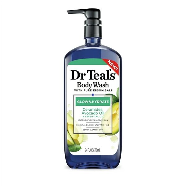 Dr Teals Glow and Hydrate Wash with Ceramides & Avocado Oil