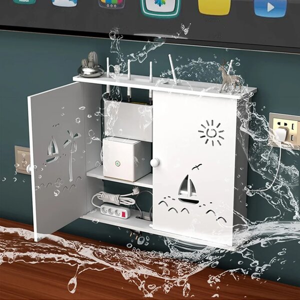 Boîte de rangement pour routeur