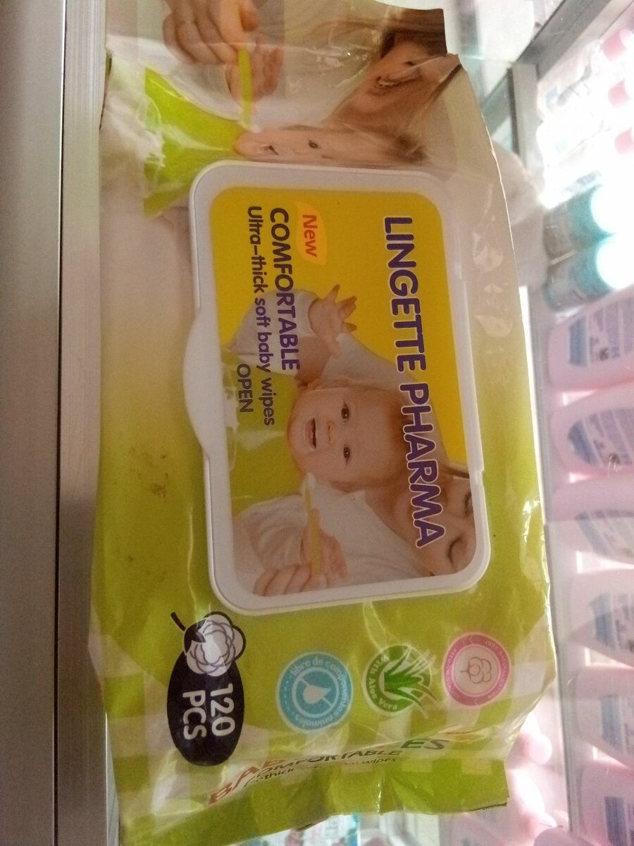 Lingette pharma wipes