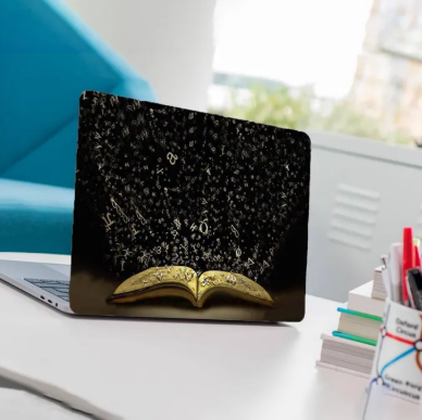 Book Laptop Back Skin-Laptop Skin Vinyl Sticker Decal, 13 13.3 14.6 15 15.4 15.6 inch Laptop Skin Sticker Cover For All Laptops
