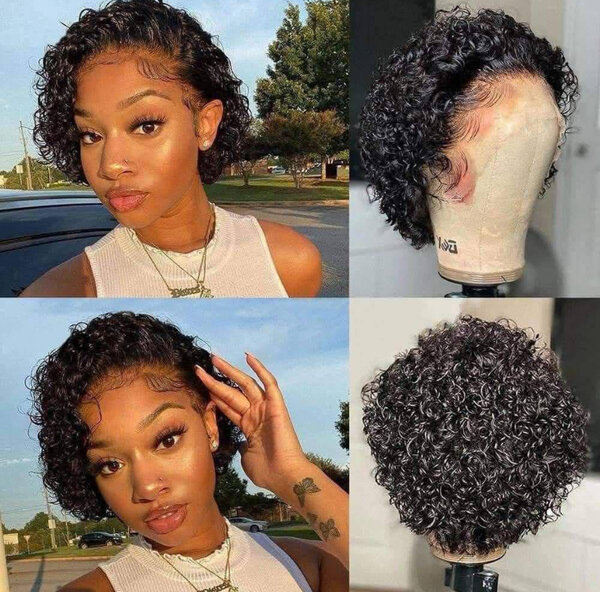 Perruque Bouclée Courte