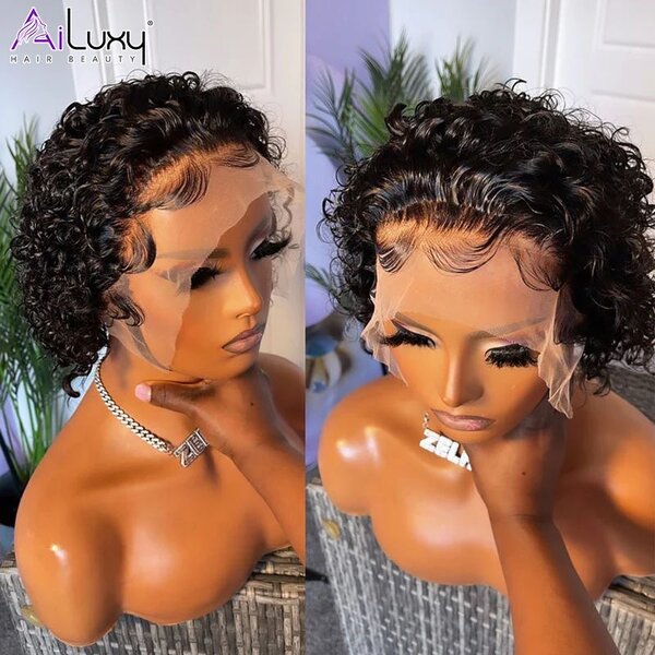 Perruque pixie frontale T