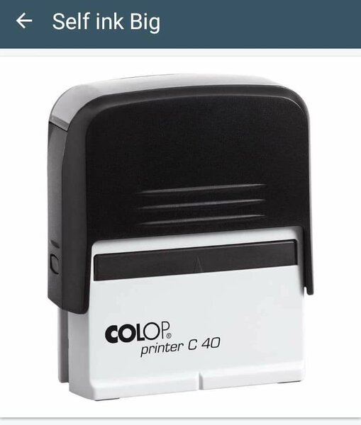 Big self ink Stamp