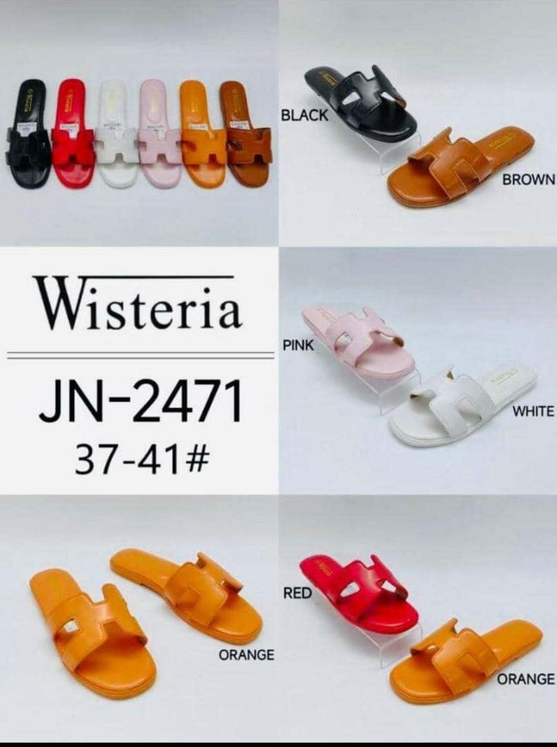 Tongs colorés Wisteria