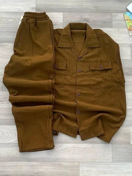 Ensemble Chemise et Pantalon Marron