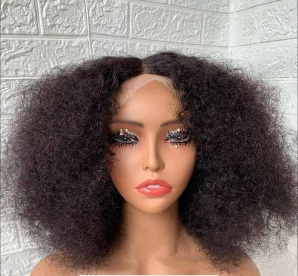 Perruque importé avec closure effet mouillé