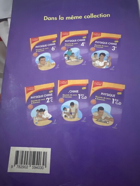 Livre Physique-Chimie 5e