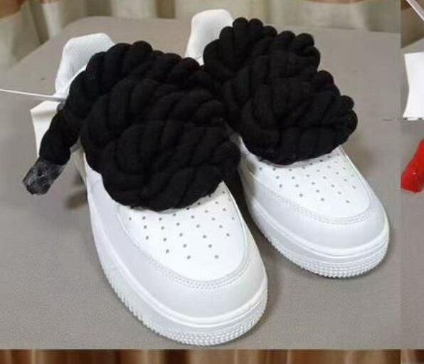 Air force blanc gros lacets