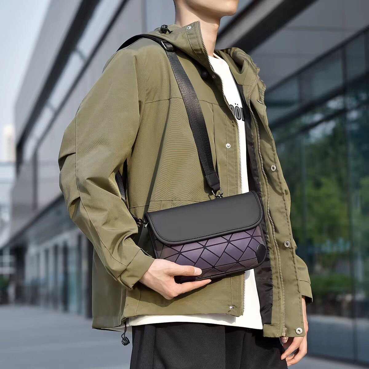 Sacoche en cuir pour homme