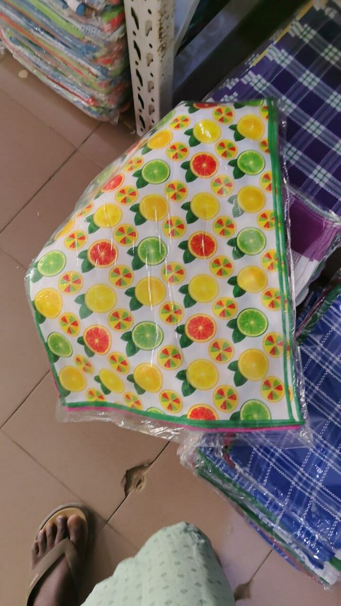 Napperons de table colorés